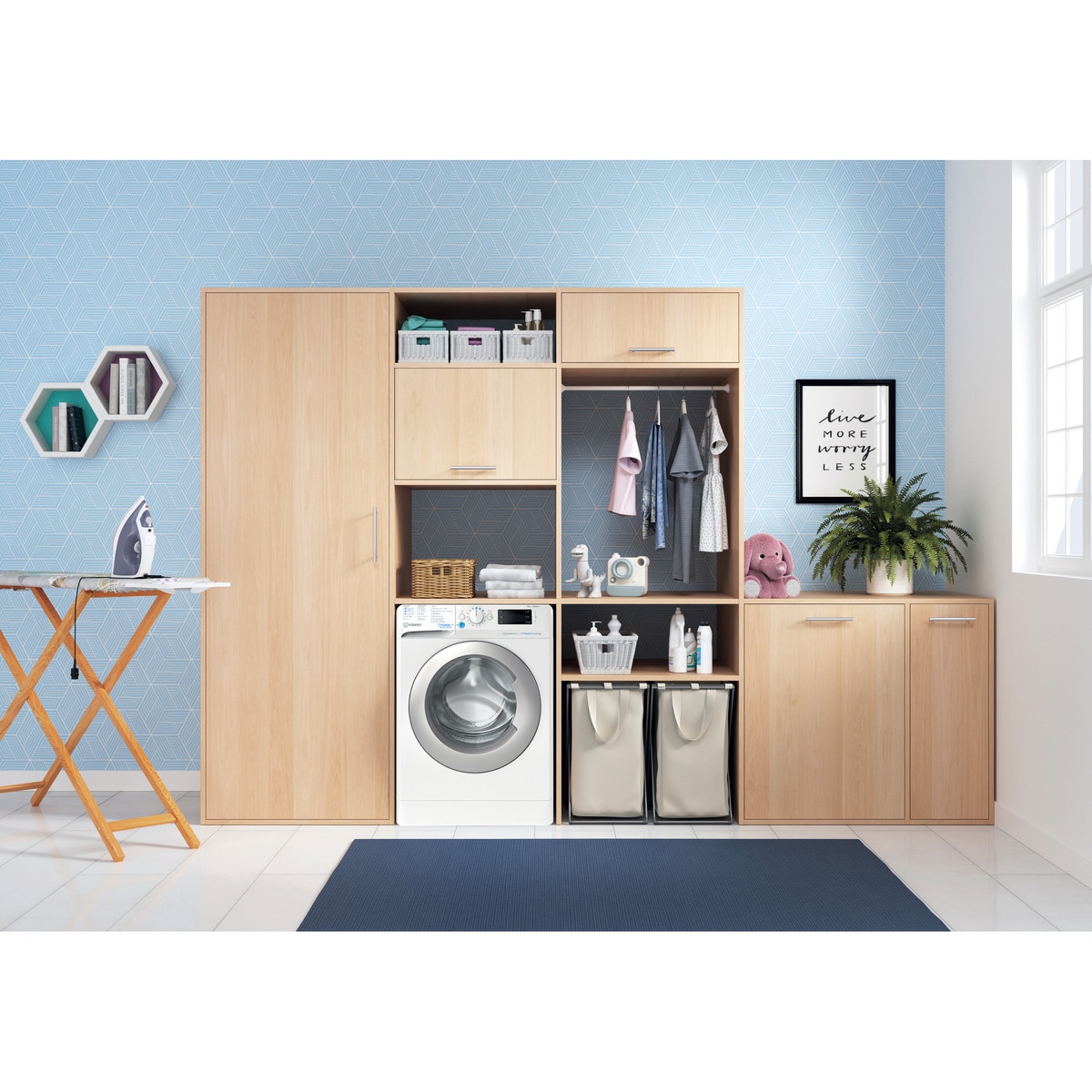 Máquina de Lavar Roupa Indesit BWE 101496X WSV SPT Carga Frontal de 10 kg e de 1400 rpm - Branco Branco-10