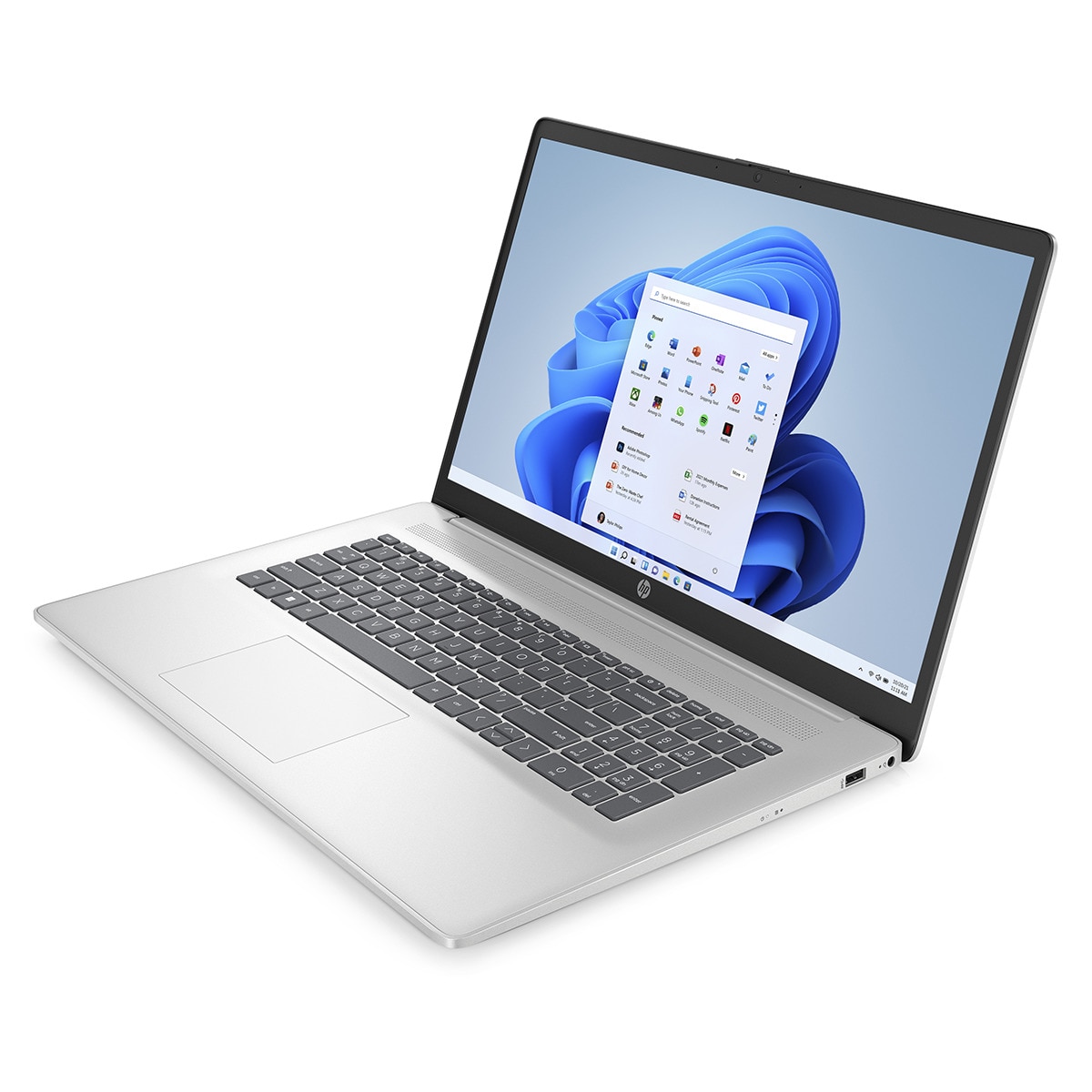 Portátil HP 17-cp2002ns, Ryzen 5-7520U, 16GB, 512GB SSD, 17,3", W11 Plata-4