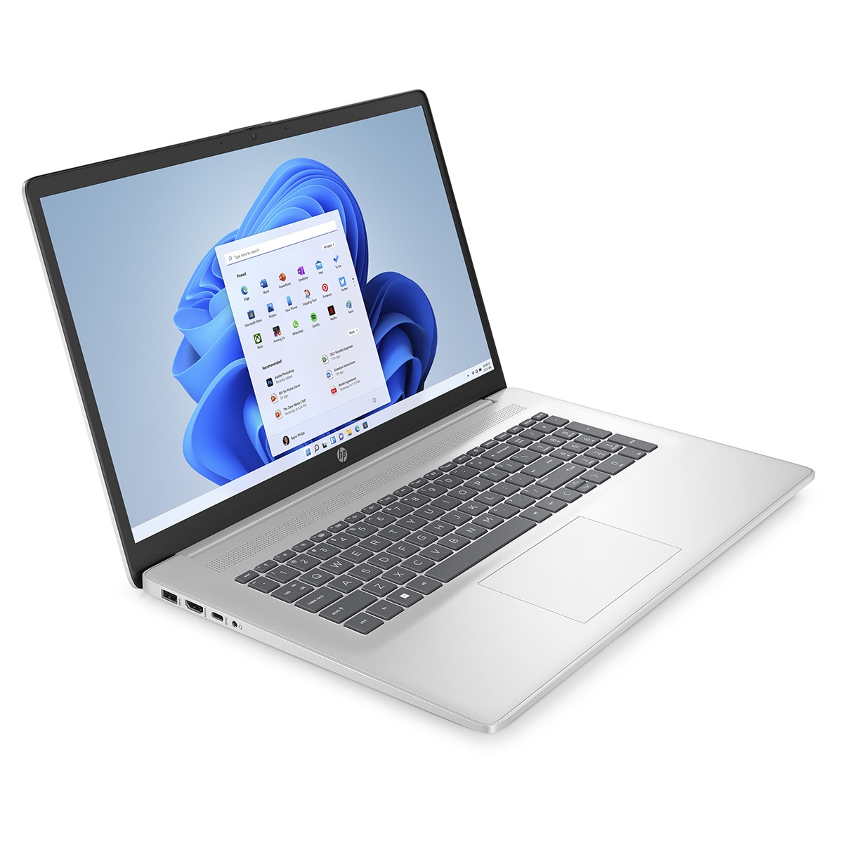 Portátil HP 17-cp2002ns, Ryzen 5-7520U, 16GB, 512GB SSD, 17,3", W11 Plata-2