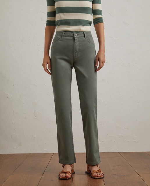 Imagen 0 de Pantalón recto con 5 bolsillos