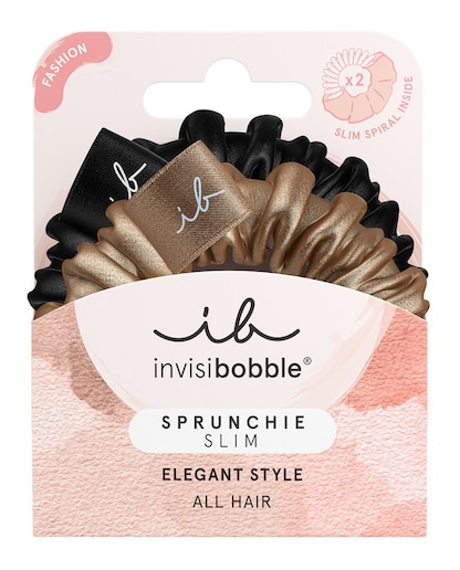 Imagen 0 de Coletero  Sprunchie Slim True Golden Invisibobble