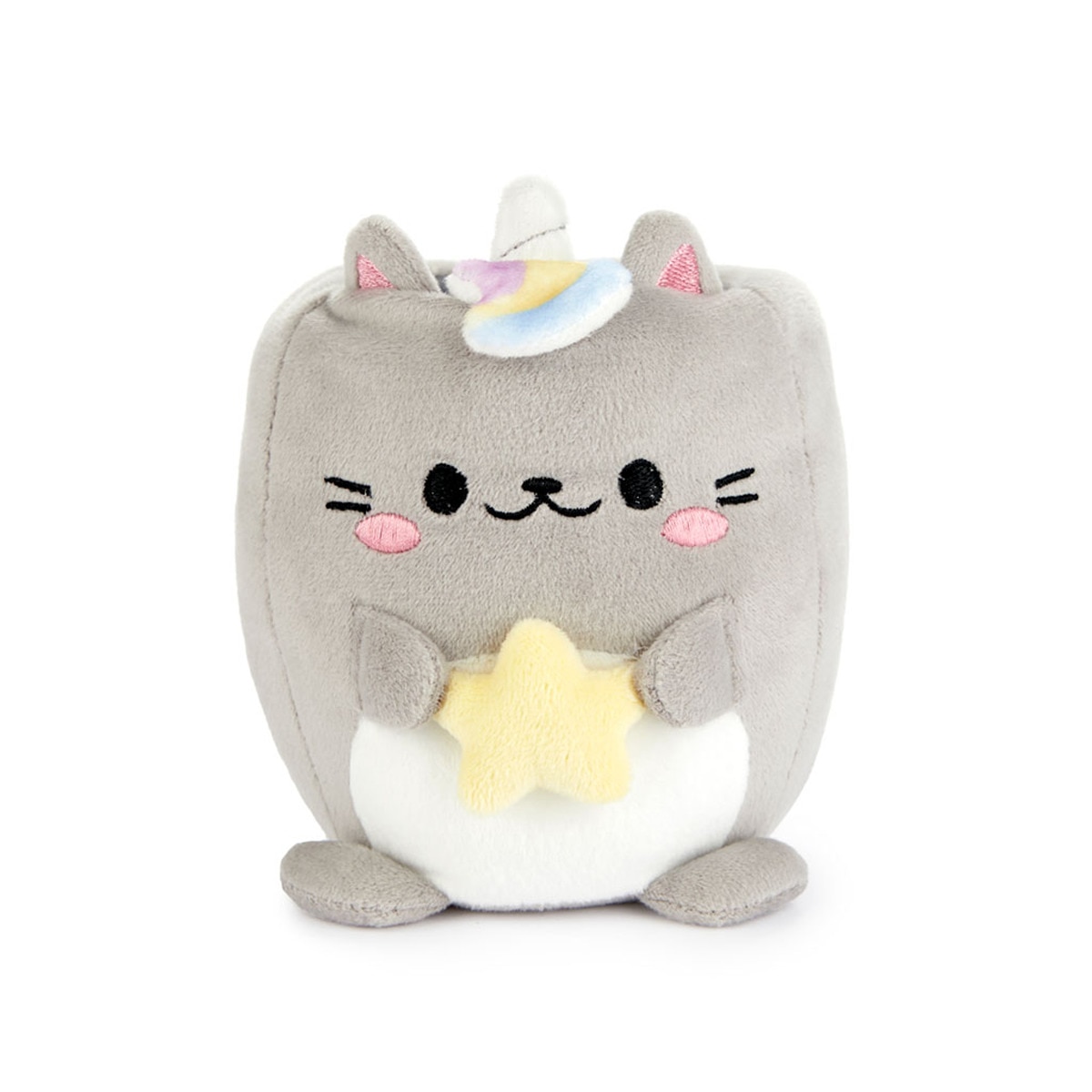 Imagem 0 de Porta-lápis Fluffy Kawaii Starry Tecido - Cinzento