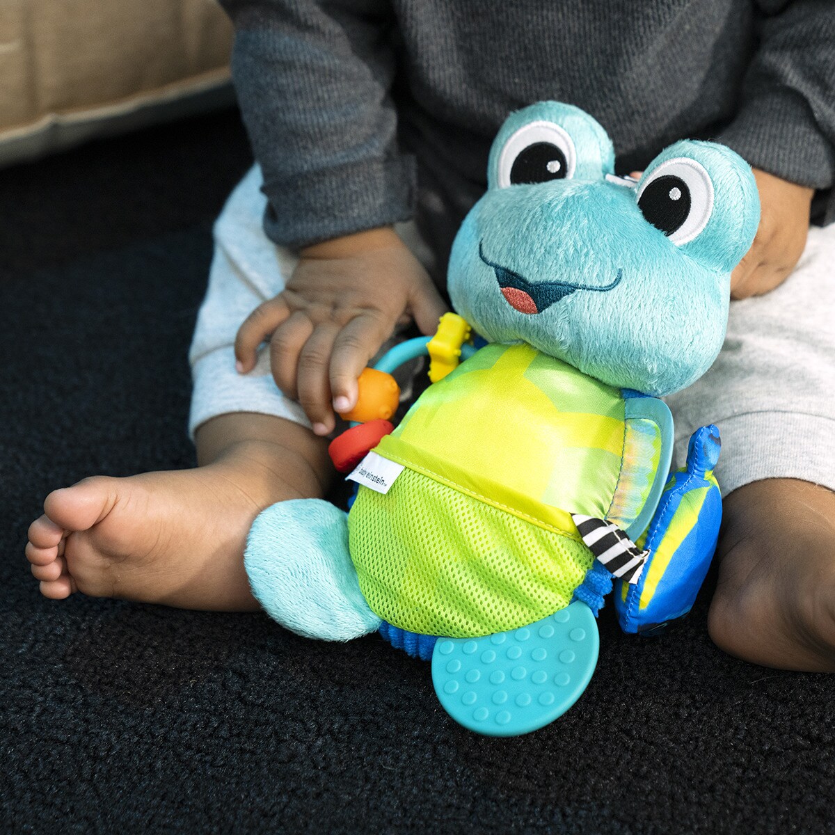 Juguete De Peluche Para Cochecito Con Alto Contraste, Campana Y Giro 360°, Sensoriel Y Ligero, Estimulación Temprana Para Bebés Recién Nacidos