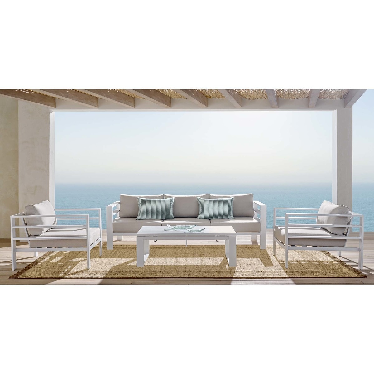 Cojín decorativo rectangular Baltas El Corte Inglés Verde-5