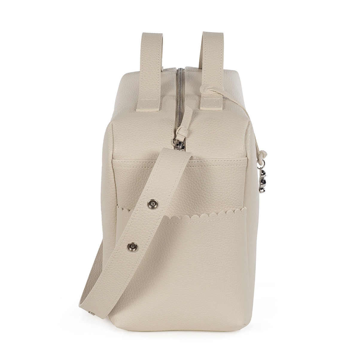 Mala de Passeio Icon Polipele Creme-4