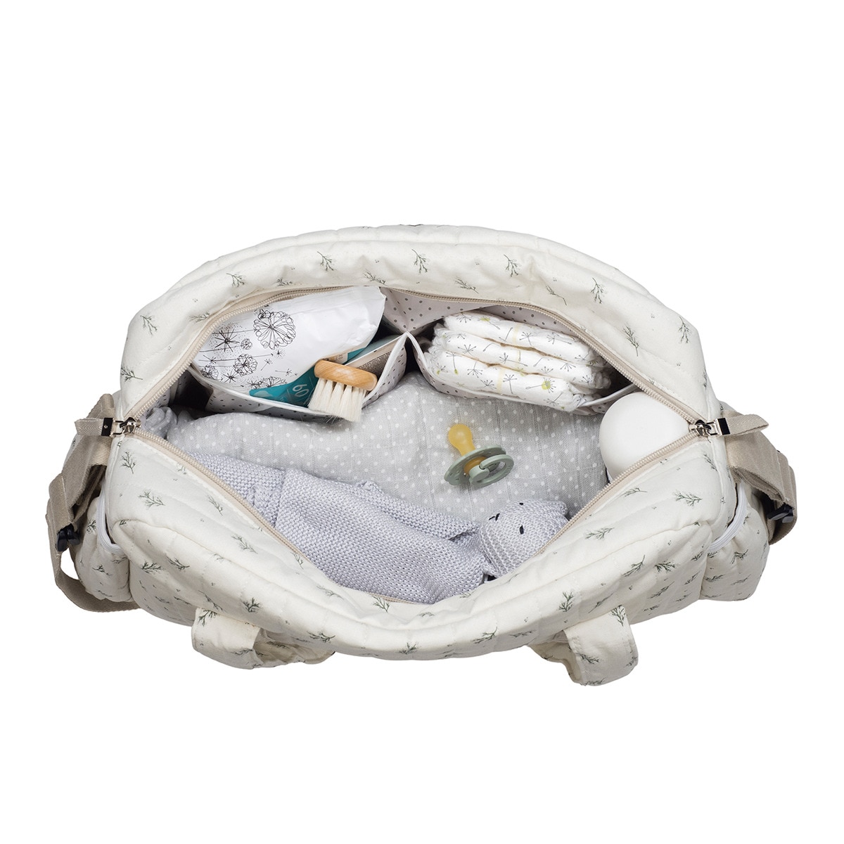 Bolso Canastilla Walking Mum Mimosa Verde-8