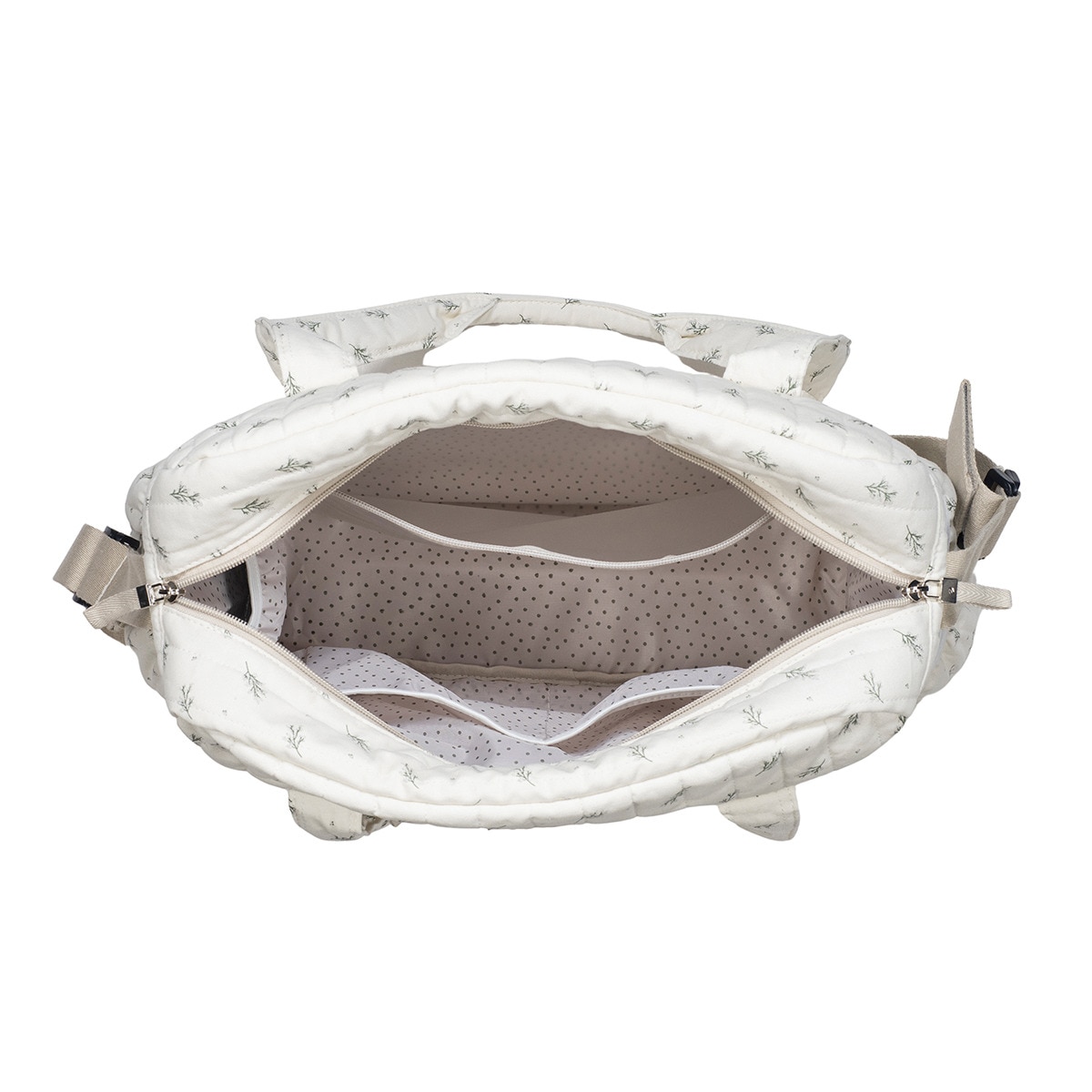 Bolso Canastilla Walking Mum Mimosa Verde-7