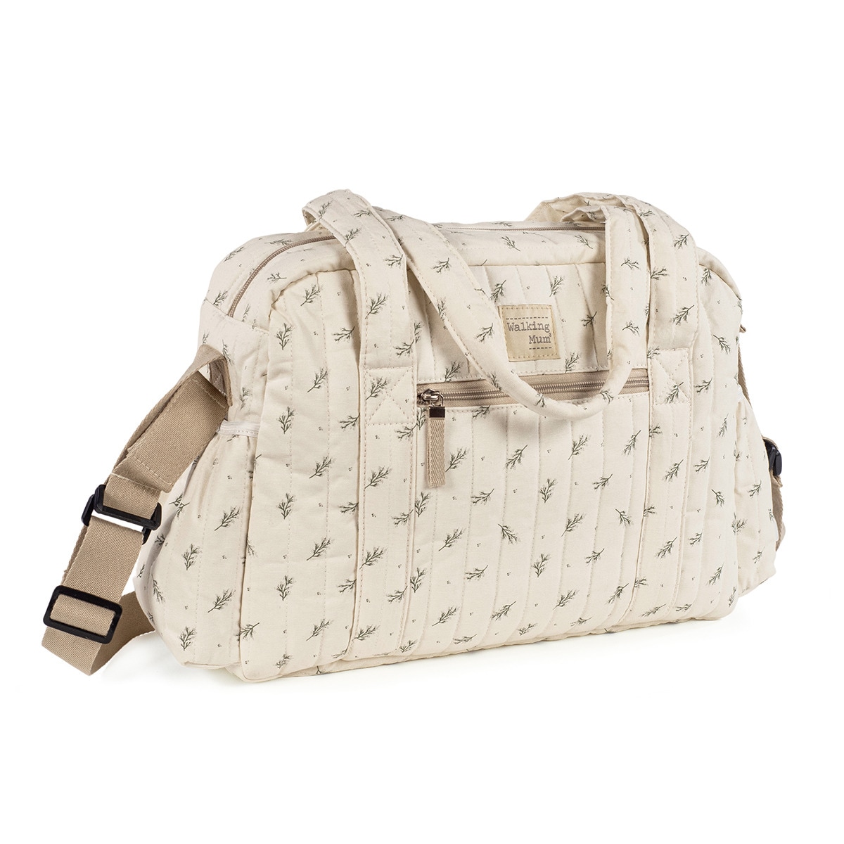 Bolso Canastilla Walking Mum Mimosa Verde-4