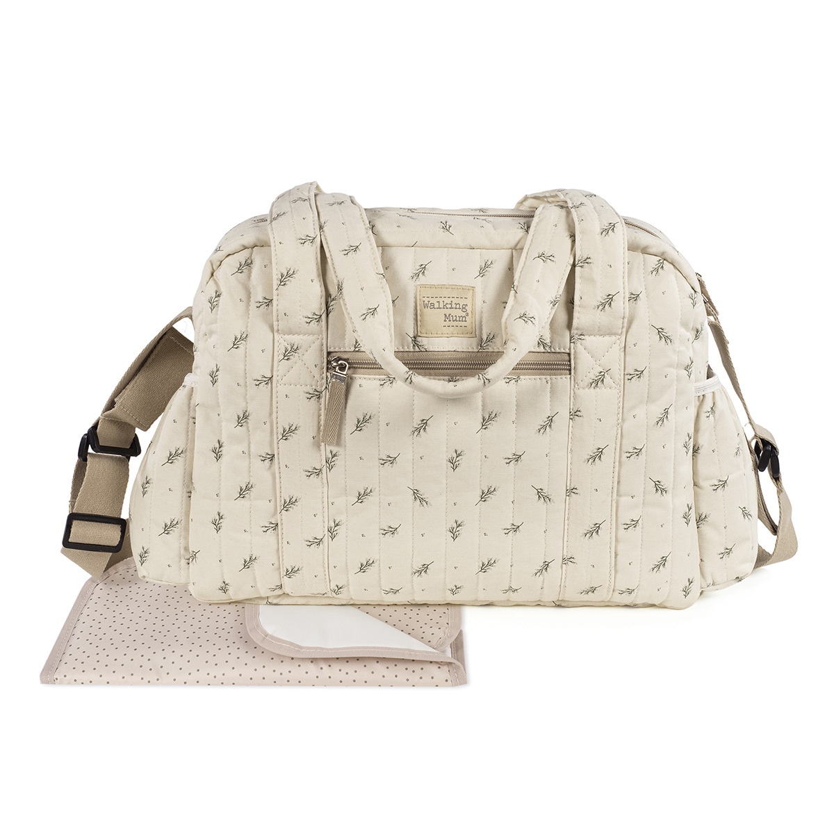 Bolso Canastilla Walking Mum Mimosa Verde-1