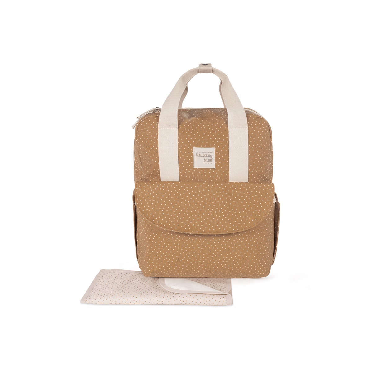 Mochila Poppy Bolinhas Telha-1