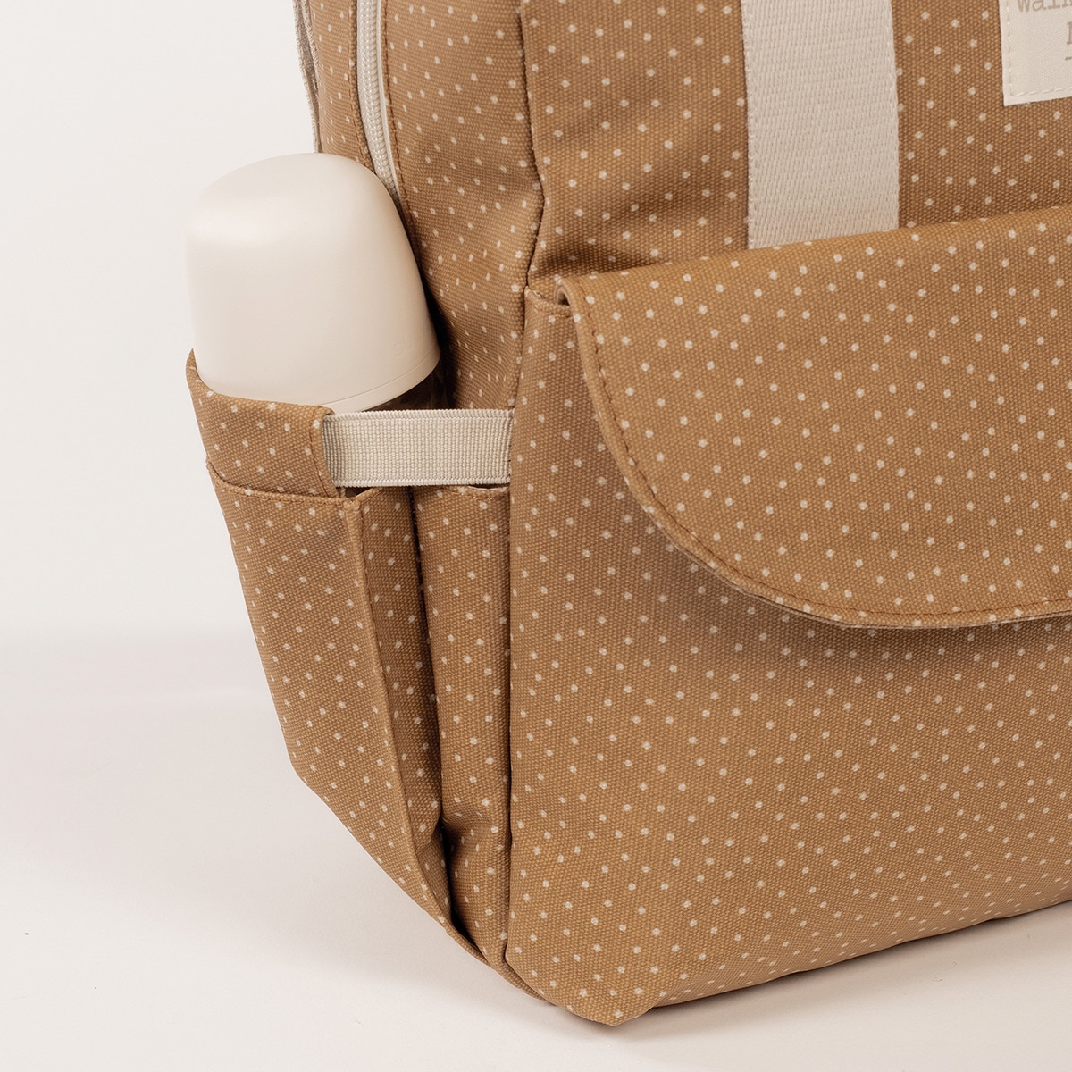 Mochila Poppy Bolinhas Telha-9