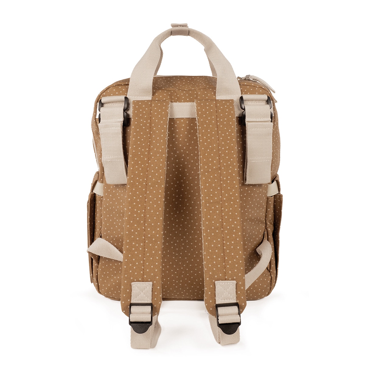 Mochila Poppy Bolinhas Telha-6