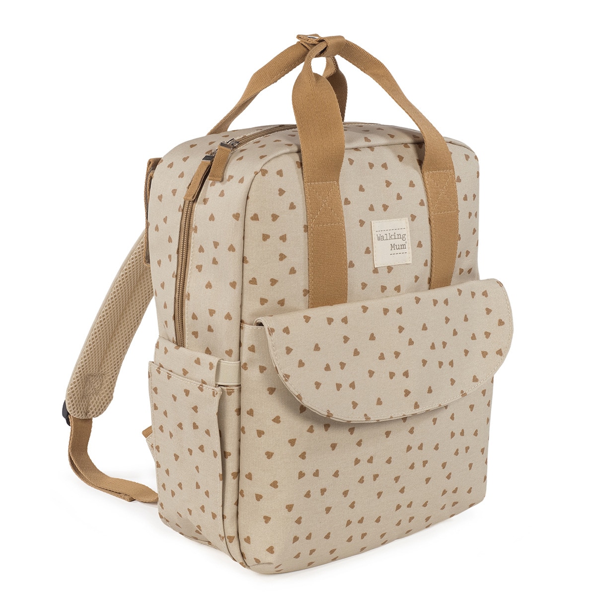 Mochila Walking Mum Poppy corazones Teja-3