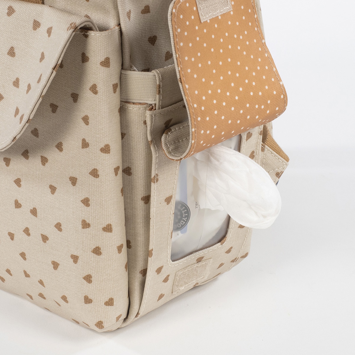 Mochila Walking Mum Poppy corazones Teja-8