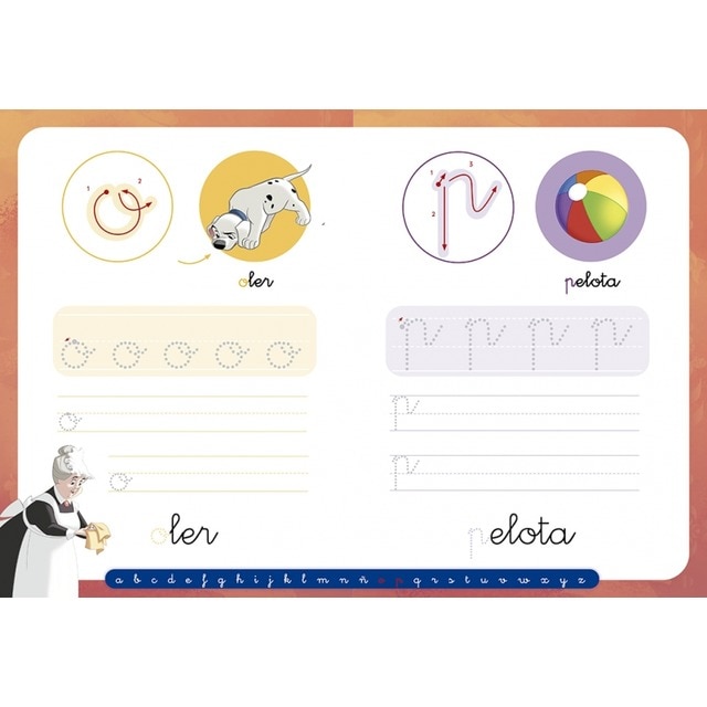 Escribo con Disney. Las minúsculas (4-5 años) (Disney. Primeros aprendizajes): Con letras para reseguir  (Tapa blanda) 3