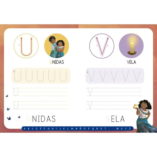 Escribo con Disney. Las mayúsculas (4-5 años) (Disney. Primeros aprendizajes): Con letras para reseguir  (Tapa blanda) 4