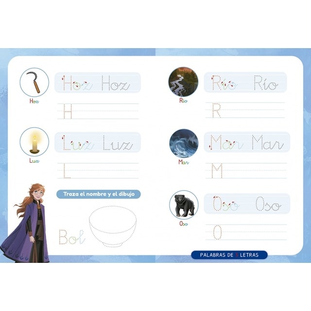 Escribo con Disney. Mis primeras palabras (4-5 años) (Disney. Primeros aprendizajes): Con palabras para reseguir (Tapa blanda) 4