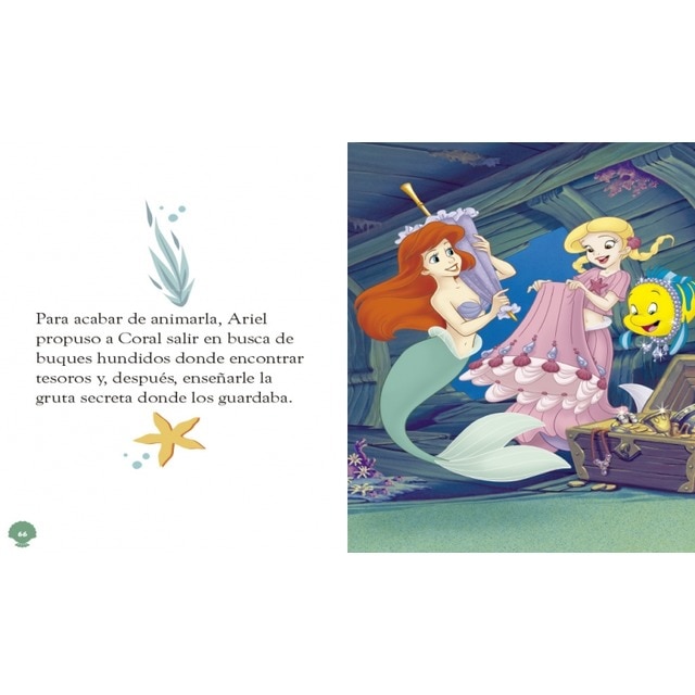 La Sirenita. Leo con Disney (Nivel 3). Tres entrañables historias (Disney. Lectoescritura): Ariel y la perla de la sabiduría | Una canció (Capa mole) 2