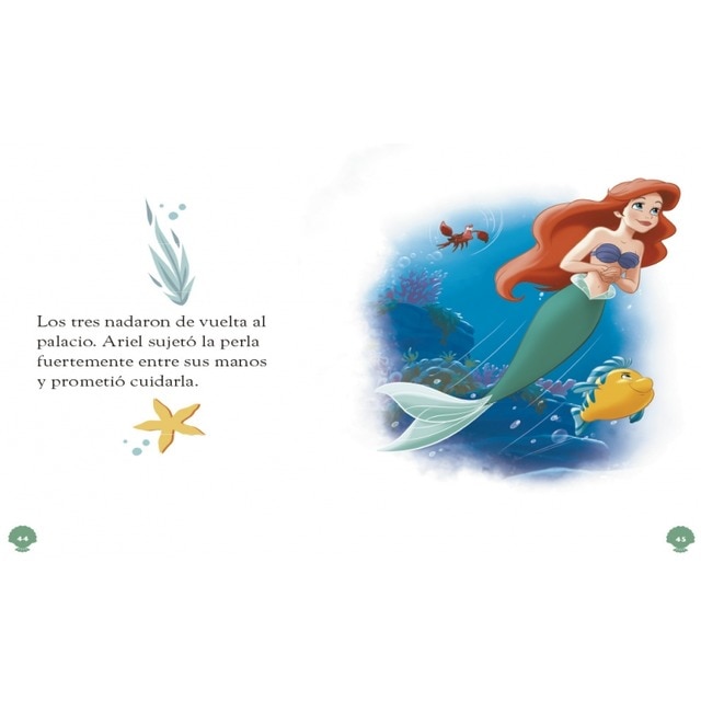 La Sirenita. Leo con Disney (Nivel 3). Tres entrañables historias (Disney. Lectoescritura): Ariel y la perla de la sabiduría | Una canció (Capa mole) 5