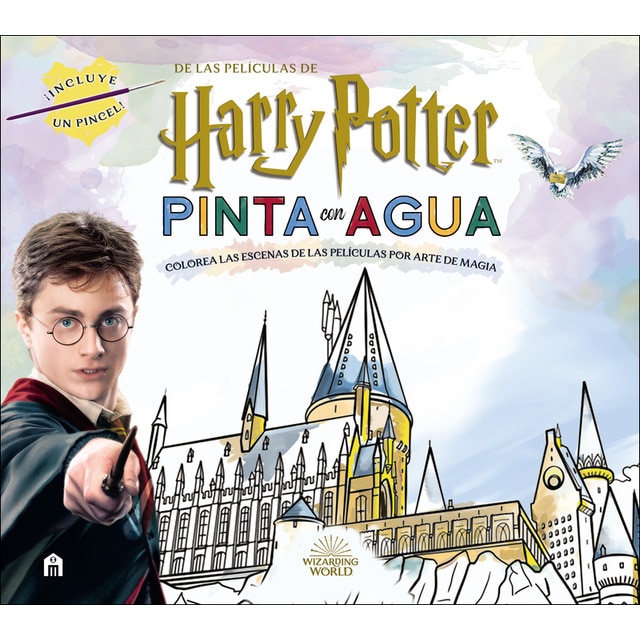 Imagem 0 de Harry Potter. Pinta con agua: Colorea las escenas de las películas por arte de magia (Capa mole)