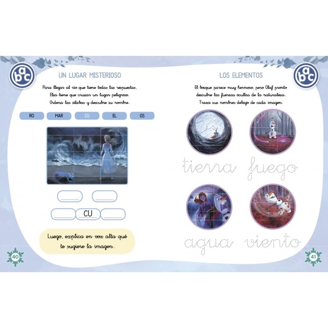 Vacaciones con Frozen II. Empiezo infantil (5 años) (Disney. Cuaderno de vacaciones): - (Tapa blanda) 4