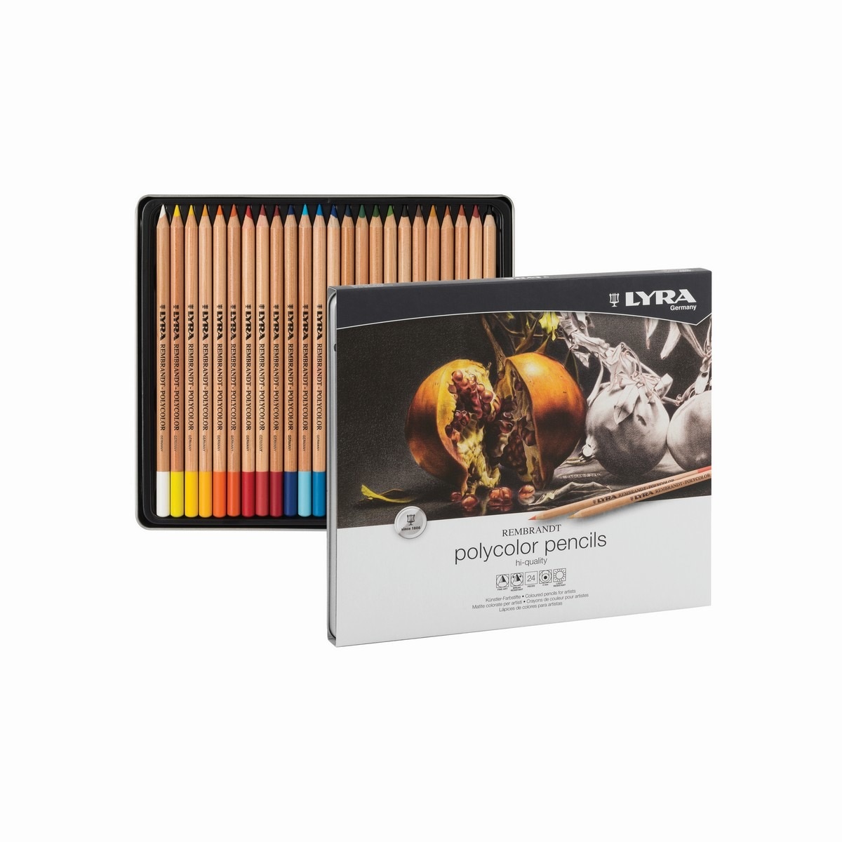 Lápis de Cor Rembrandt Polycolor 24 Unidades Lyra 3