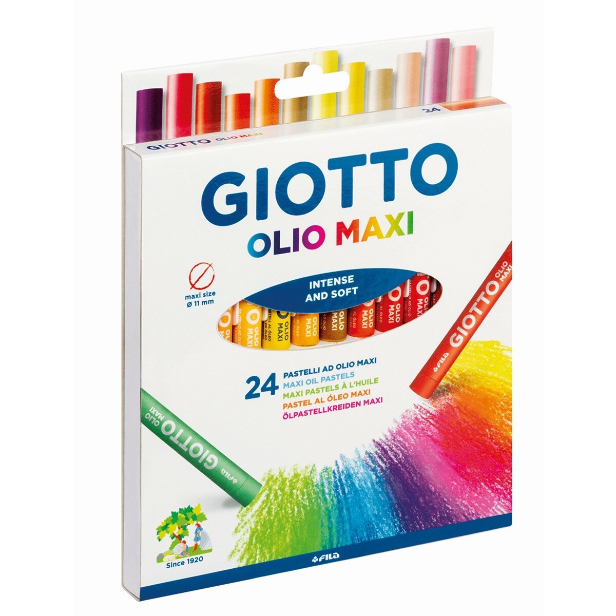 Pack 24 Lápis Pastel a Óleo Giotto 1