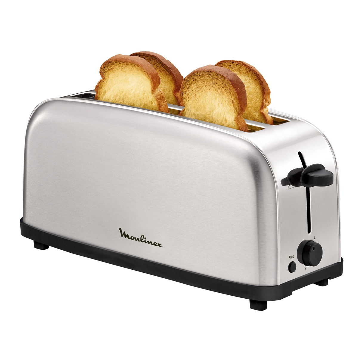 Tostador Moulinex Classic con 2 ranuras largas Inox-5
