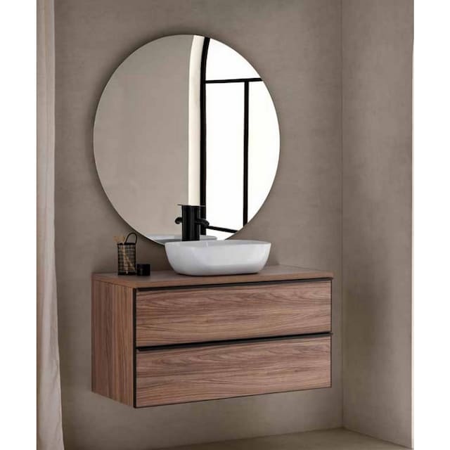 Imagem 0 de Móvel de Casa de Banho Suspenso com 2 Gavetas Metallo