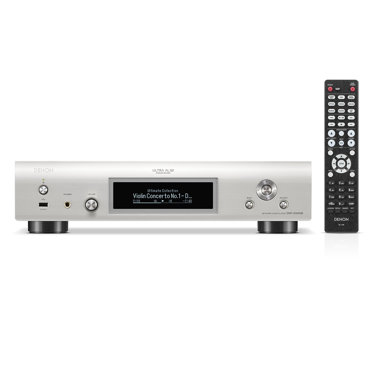 Reproductor de audio en red Hi-Res Denon DNP-2000, Wi-Fi y HEOS Silver-2