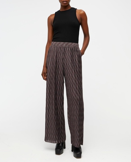 Imagen 0 de Pantalón de mujer tiro alto brillo