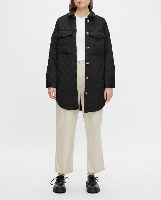 Imagen 0 de Chaqueta de mujer larga acolchada