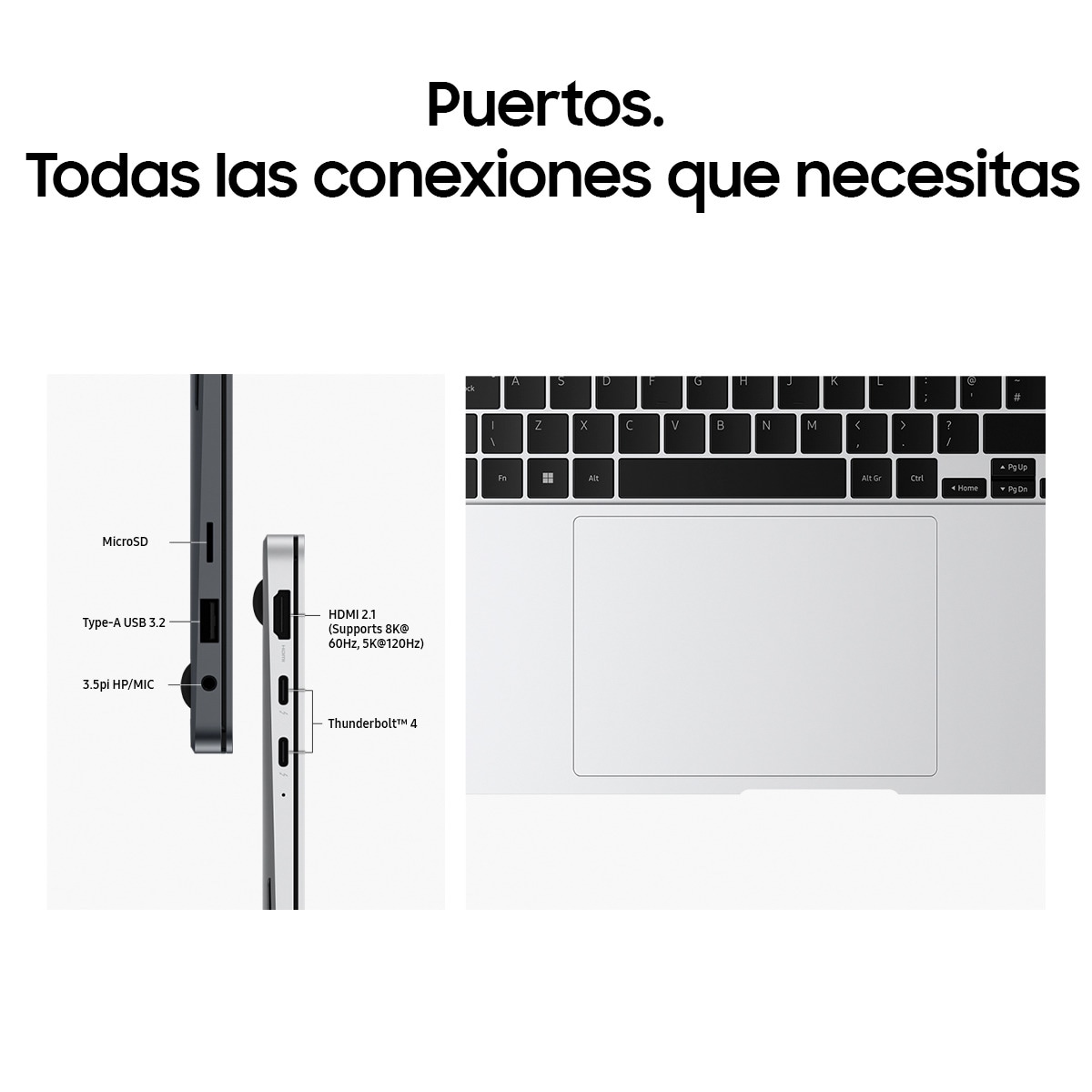 Portátil Samsung Galaxy Book4 Pro NP940XGK-KG2ES, Intel Core Ultra 7-155H, 16GB, 512GB SSD, 14", W11 Gris Grafito-6