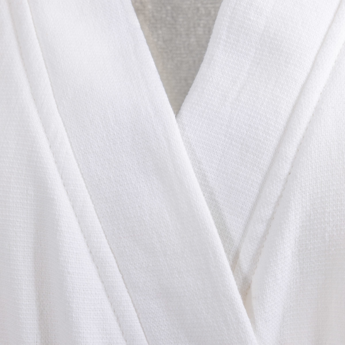 Roupão de Banho Tipo Kimono em Algodão Blinea - 280 g/m2 Branco-4