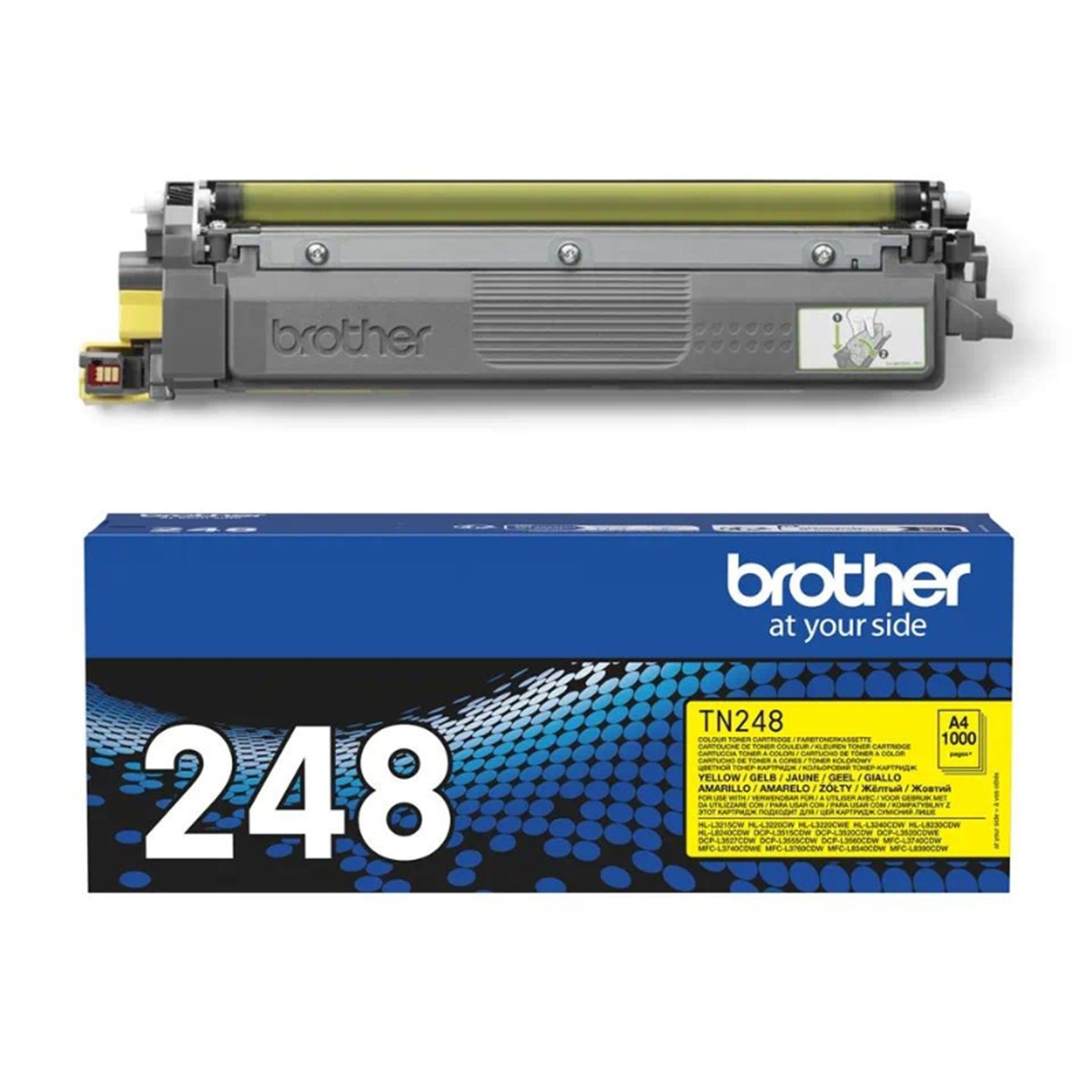 Tóner original Brother TN-248Y amarillo (TN248Y) 5