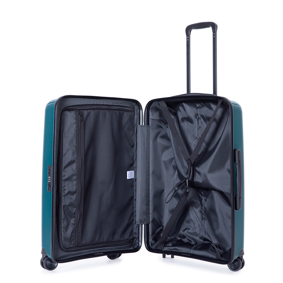 Maleta trolley mediana polipropileno Verde-2