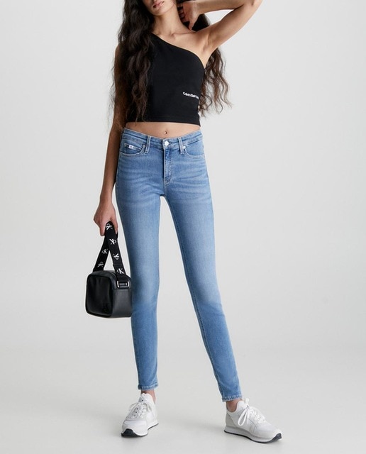 Imagen 0 de Vaquero de mujer mid rise skinny