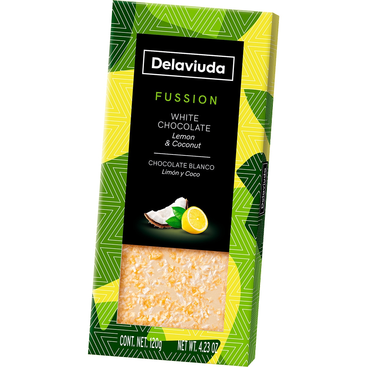 Chocolate Branco de Lima e Coco tablete 120 g