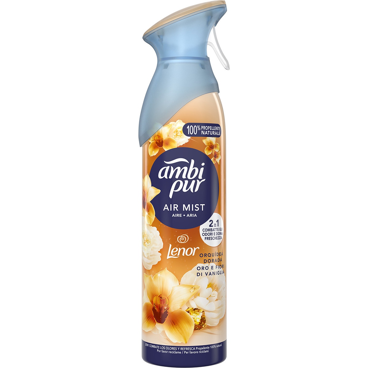 Ambientador Aerossol Orquídea Dourada spray 185 ml