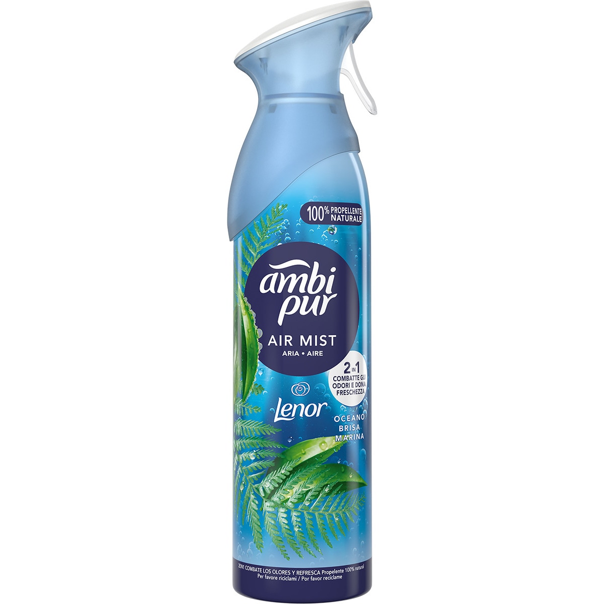 Ambientador  Aerossol Brisa Marinha spray 185 ml