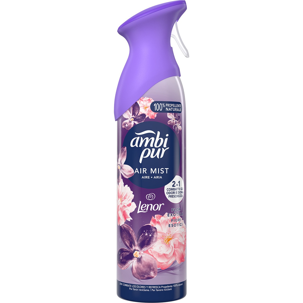 Ambientador Aerossol Flores Exóticas spray 185 ml