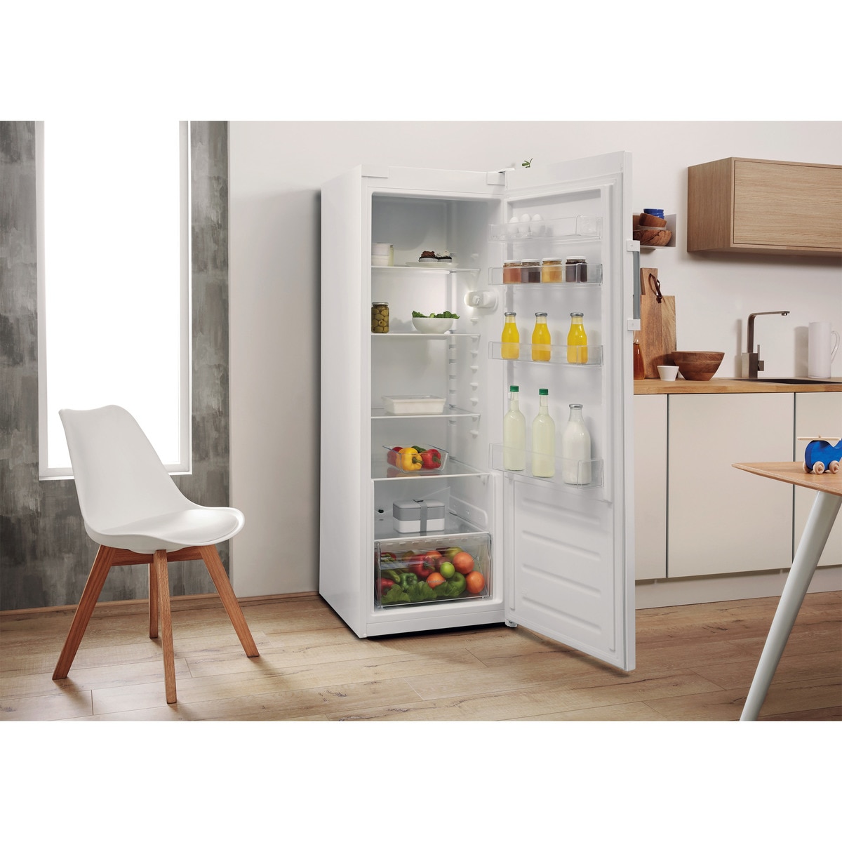 Frigorífico 1 puerta Indesit descongelación automática - SI6 2 W Blanco-10