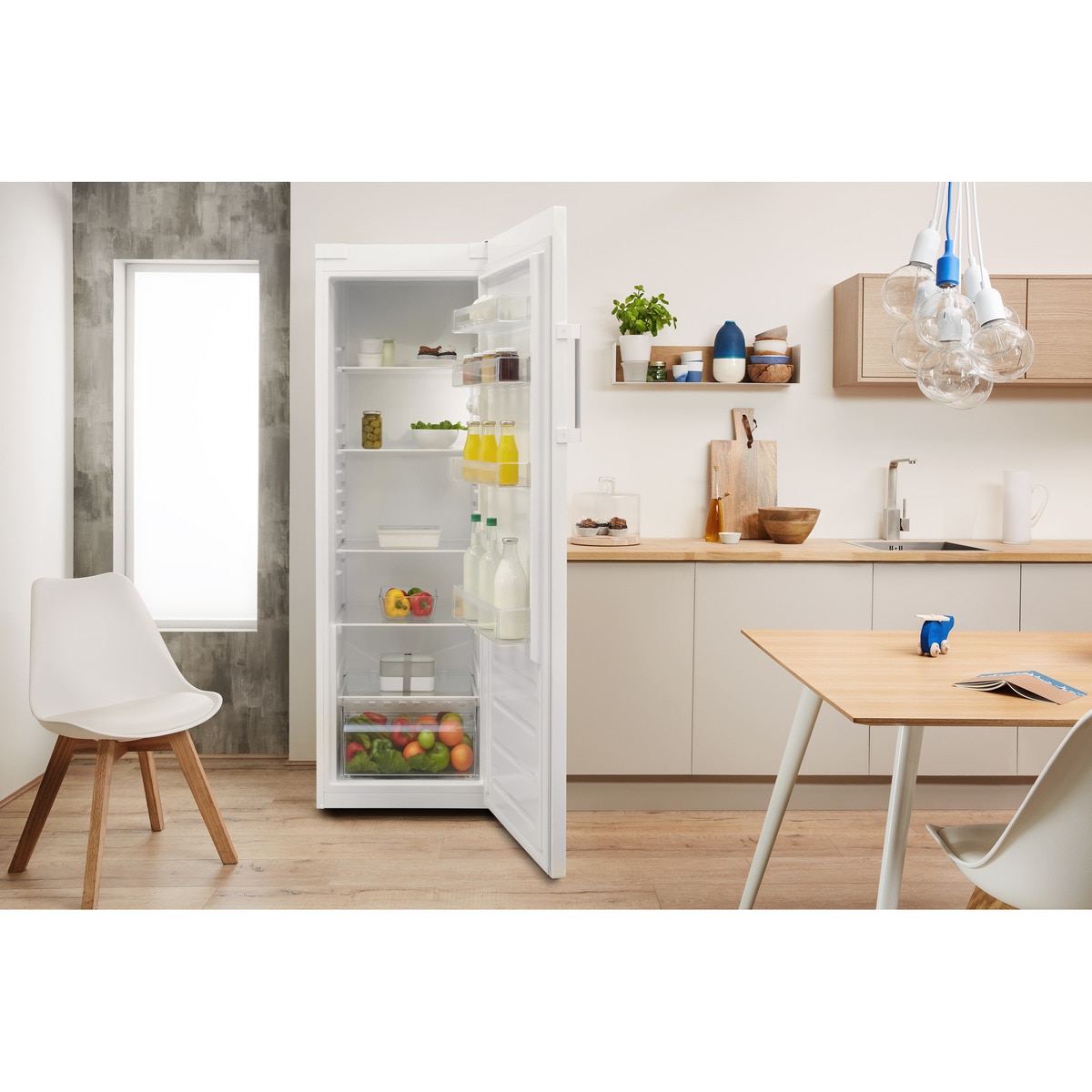 Frigorífico 1 puerta Indesit descongelación automática - SI6 2 W Blanco-9