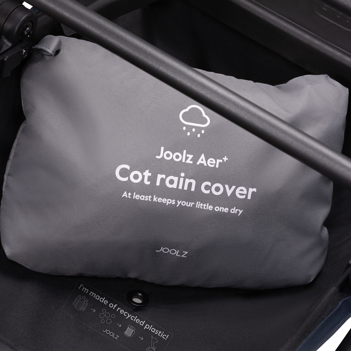 Protector de lluvia para capazo Joolz Aer+ Gris-2