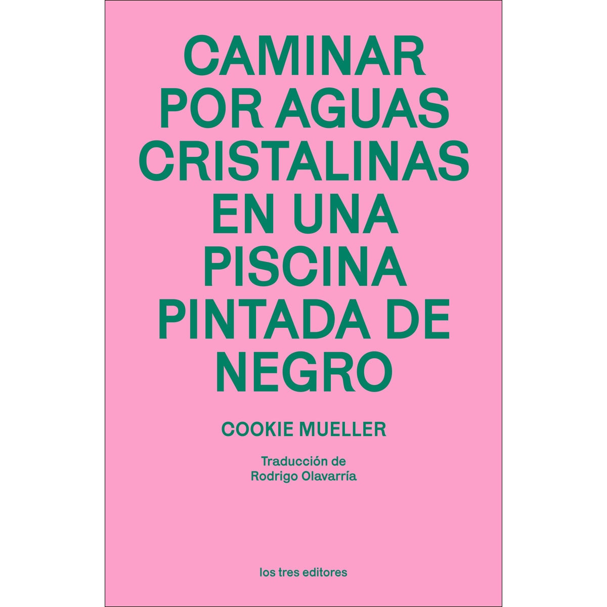Imagen 0 de Caminar por aguas cristalinas en una piscina pintada de negro