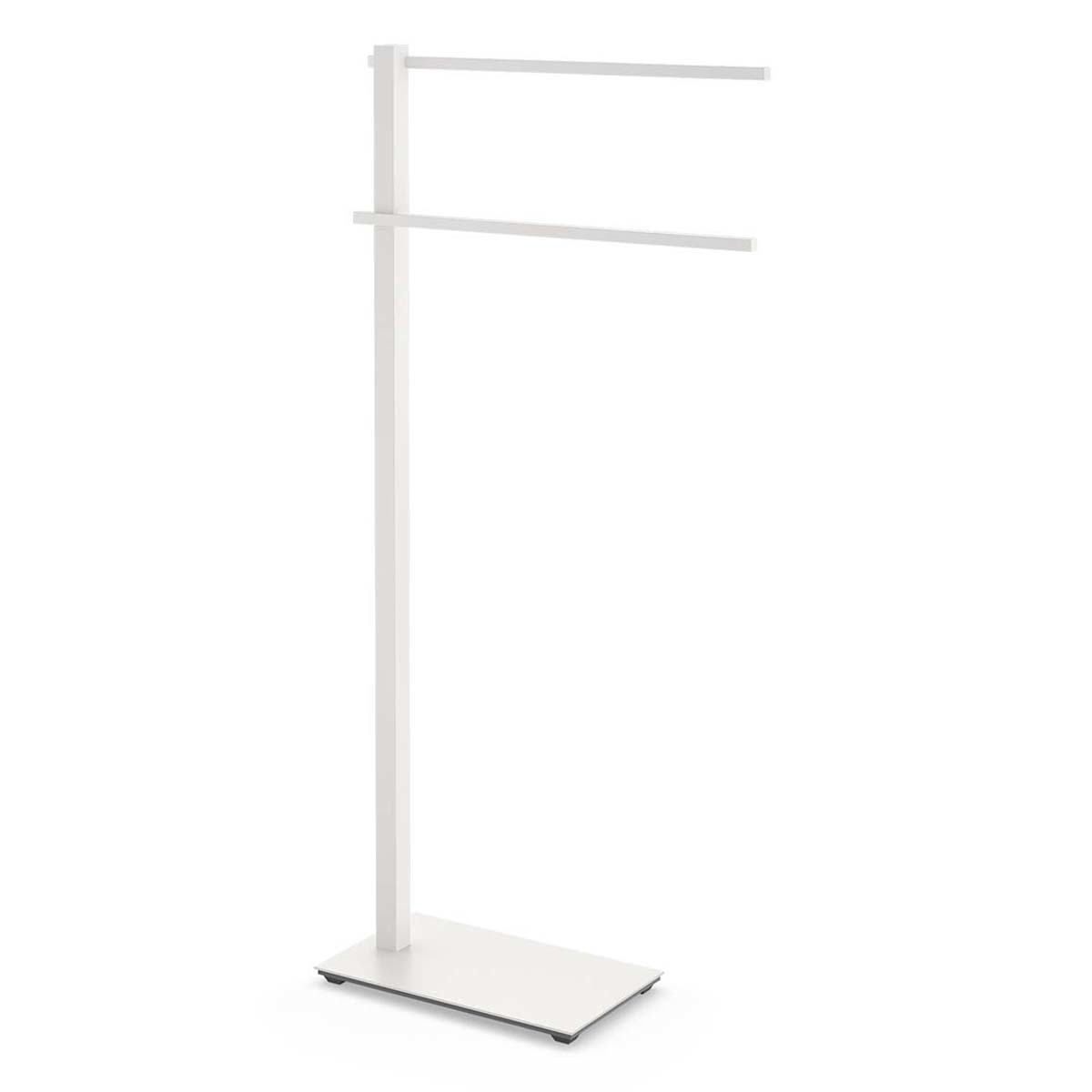 Toalheiro de Pé Fabricado em Aço Inoxidável 18/10 de Grande Qualidade. Branco-1