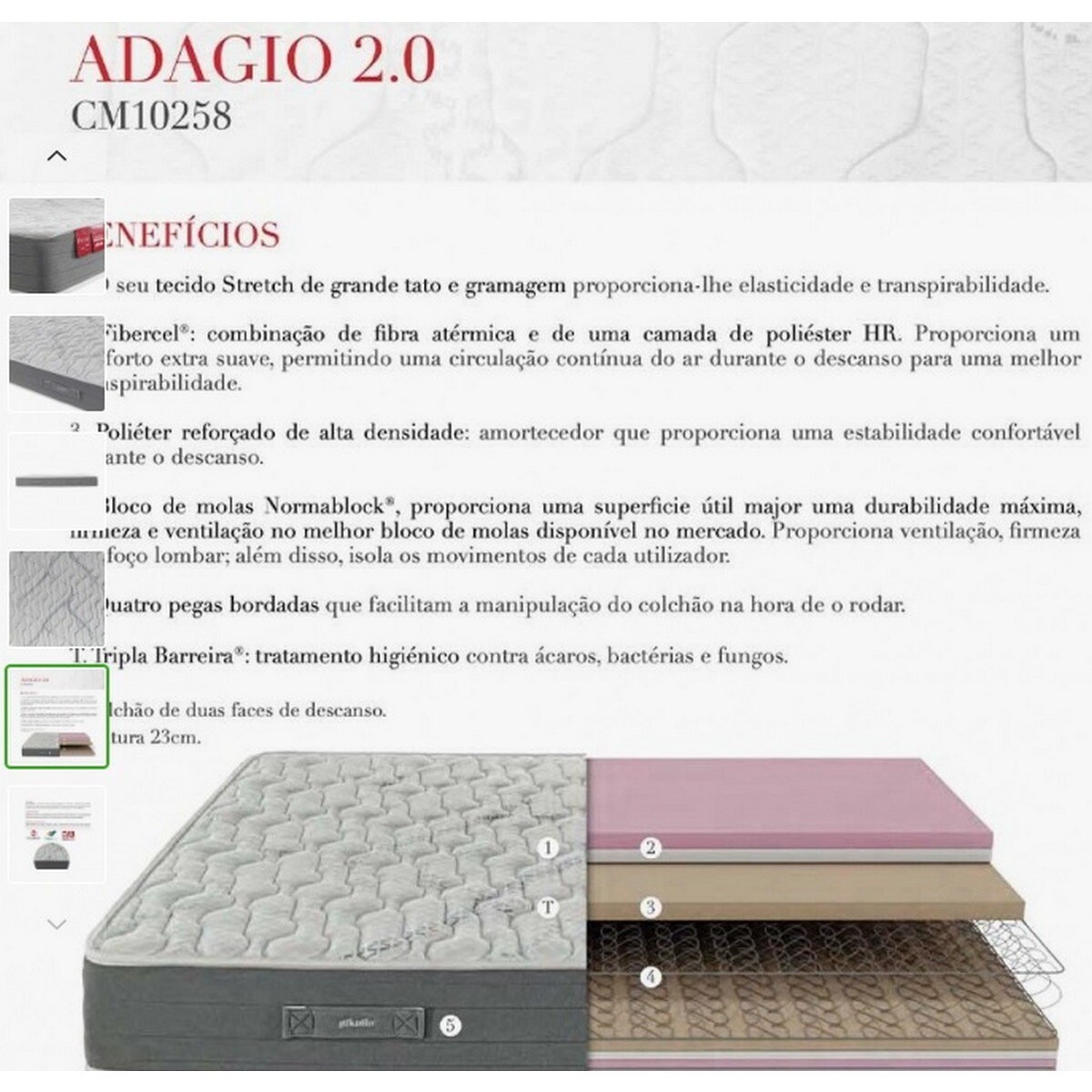 Colchão Adagio 2.0 3