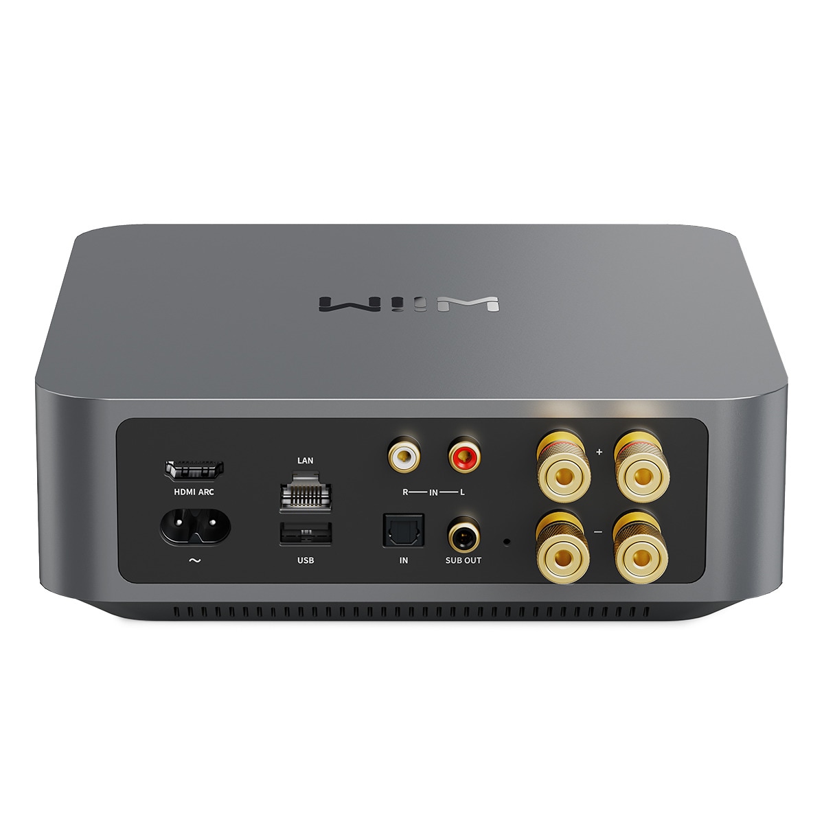 Amplificador integrado con reproductor en red HiFi WiiM AMP Negro-6