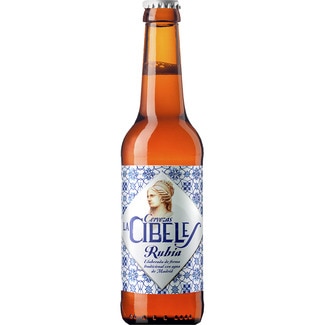 cerveza rubia artesana de Madrid elaborada de forma artesana botella 33 cl - La Cibeles