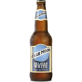 cerveza rubia de trigo Blue Moon Belgian white botella 33 cl - Blue Moon
